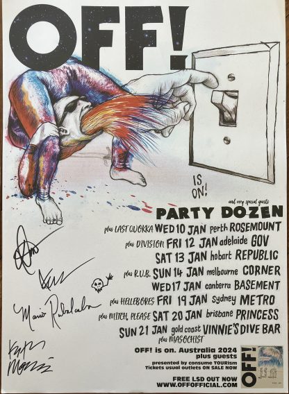 OFF! signed Tour Poster 2024