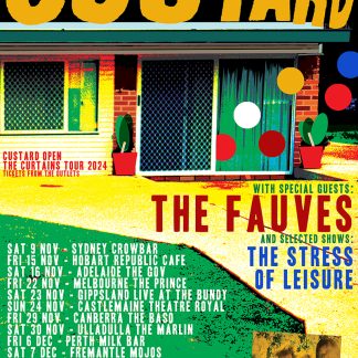 CUSTARD THE FAUVES tour poster